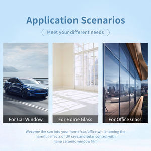 2PLY UVR 100% リジェクションフロントガラス保護フィルムナノウィンドウガラスフィルムナノセラミックフィルムVLT10% - Product Image 6