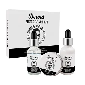 NEW Perfect Men's Beard Care Gift Set Beard Grooming Kit beard growth oil kit for men
