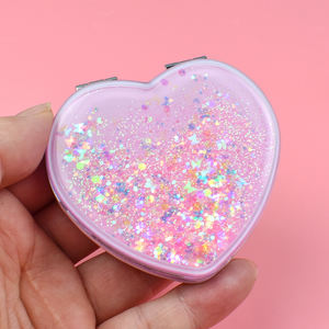 Specchio cosmetico portatile e pieghevole per ragazze simpatiche con specchio da trucco - Product Image 5