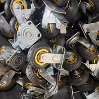 Heavy Duty Caters Wheels Roulette pivotante en caoutchouc 4/5/6/8 pouces Roulette pour chariot industriel