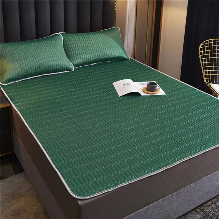 Luxus Ice Silk Cooling Matratze Pad Quilten Thailand Natur latex Kühlung Sommer Schlaf matte