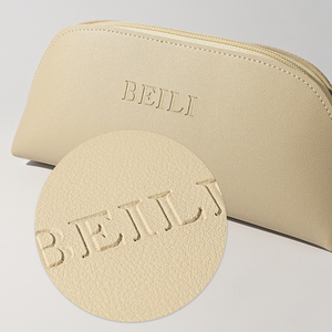 PU Leather <b>Makeup</b> Bag Zipper Cosmetic Pouch Water Resistant Beauty <b>Case</b> Custom Logo Travel Toiletry Organizer - Product Image 4