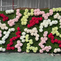 Panneau décoratif mural en herbe artificielle, faux gazon vert vertical en plastique protégé contre les UV pour mur extérieur