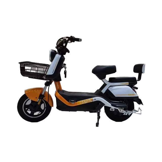 New Adult Electric City Bike with Upgraded Thick Vacuum Tires Constant Speed and Three Speed Shift