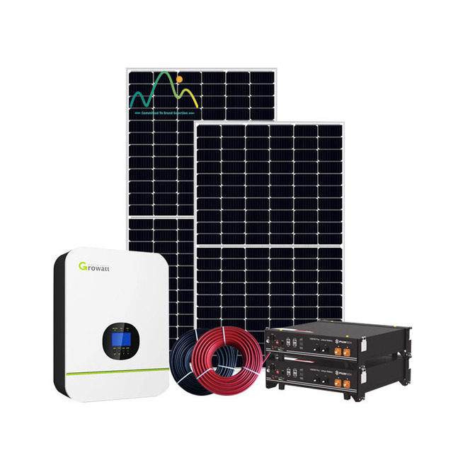 Home Battery Energy Storage System 3KW 5KW 10KW 15kw Complete Solar Kit Hybrid Home Use Wholesale 5kw Photovoltaic System