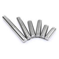 High Quality Wholesale Double End 304 Stainless Steel Carbon Steel Fully Threaded Rod M8-M20 Metric DIN975/DIN976 Black Zinc