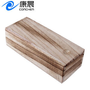 Étui à lunettes en bois de pin, rectangulaire, avec couvercle à enfiler, 170x68x50mm, couleur unie, WC025, Été 2025 - Product Image 5