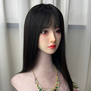 Parrucca Full Lace Senza Colla <span class=keywords><strong>con</strong></span> Base in Seta, Grado 12A, Capelli <span class=keywords><strong>con</strong></span> Cuticole Allineate, Nodi Invisibili, <span class=keywords><strong>Top</strong></span> in Seta, <span class=keywords><strong>con</strong></span> Frangia, Colore Naturale - Product Image 3