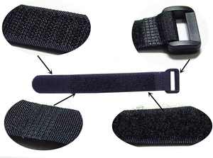 Correas de Gancho y Bucle Autoadhesivas Ecológicas con Logotipo Personalizado, con Hebilla, Reutilizables y Lavables - Product Image 3