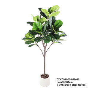 180cm 6FT Faux violon soie feuille plante faux plastique Ficus Lyrata assembler tronc décoration de la maison intérieur artificiel violon <span class=keywords><strong>figuier</strong></span> - Product Image 2