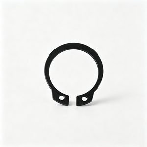 Vente chaude – Anneau de retenue externe GB894.1 en acier au carbone oxydé noir de haute précision pour la fixation d'arbres mécaniques - Product Image 1
