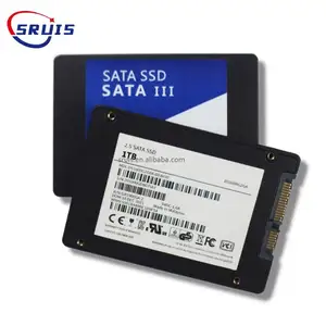 sruis/oem Black SATA III SSD Hard Drive 2.5 Inch 120GB to 8TB for Desktop Laptop PC Plastic Shell Material