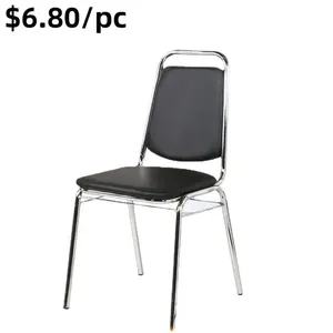 Factory Price Cheap Hotel Event Canteen Furniture <b>Metal</b> Church <b>Chair</b> Factory Price Cheap Hotel Event Canteen Furniture <b>Metal</b> Chu - Product Image 2