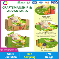 Carpeta Portátil Grande de Cartón Corrugado Tipo E, con Logotipo Personalizado, Materiales Reciclados Ecológicos, Impermeable, de Alta Gama, para Envío de Frutas