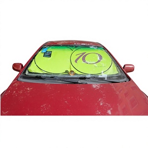 Parasole per Auto in Tessuto DuPont, Colore Unico, per Parabrezza Anteriore, Tipo a Doppio Anello, Montaggio Standard, Bestseller Amazon - Product Image 1