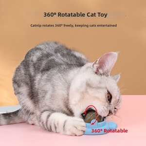 Giocattolo Interattivo per Gatti con Erba Gatta e Frutta <span class=keywords><strong>Silvervine</strong></span>, Palla di Arricchimento, Accessori per Animali Domestici - Product Image 3