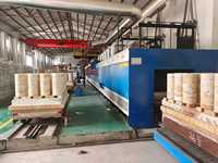 Four tunnel industriel continu Huayao Zhongjin 1350 à chauffage au gaz naturel/GPL avec contrôle PLC/DCS