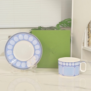 High Quality Light Luxury European Bone China Cups and Saucers Eco-Friendly for Afternoon <b>Tea</b> Wedding <b>Gifts</b> with <b>Gift</b> Boxes - Product Image 2