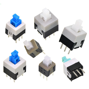 8.5 X 8.5 PCB Self Lock Tact Tactile <b>Push</b> <b>Button</b> <b>Switch</b> 6 Pin - Product Image 2
