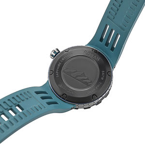 Factory Custom Rubber Strap <strong>Unique</strong> Damascus Titanium Dial Automatic Diver Buckle Mechanical <strong>Watch</strong> for Men - Product Image 6