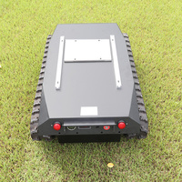 Tins-13 Châssis de robot à chenilles en caoutchouc pour engins de construction autonomes, suspension indépendante, véhicule amphibie à propulsion hybride