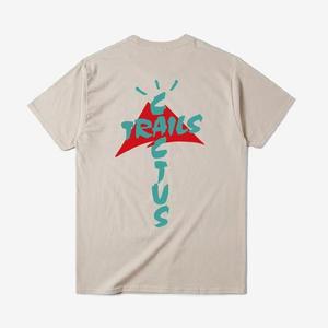T-shirt Oversize 100% Cotone alla Moda per Uomo e Donna <span class=keywords><strong>Travis</strong></span> Scott <span class=keywords><strong>Cactus</strong></span> Jack Trails TS Maglietta a Maniche Corte Stile High Street - Product Image 6