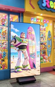 Double-Sided Tri-Fold LED Poster <b>Display</b> P1.25 P1.8 P2 P2.5 GOB Indoor Foldable Digital Signage Front Back Advertising Screen P2 - Product Image 6