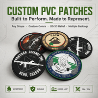 Conception personnalisée OEM ODM, patchs en PVC personnalisés, logo 2D 3D, patchs en caoutchouc imperméables