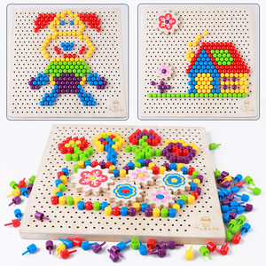 <span class=keywords><strong>Amazon</strong></span> Top <span class=keywords><strong>3</strong></span> D puzzle de Construction coloré jouets pour enfants En Gros de construction en bois puzzle en bois jouets pour enfa - Product Image 4