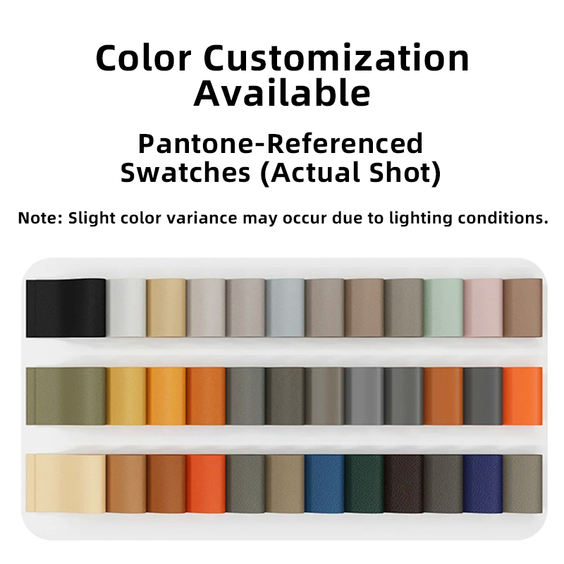 Dimensioni e colori personalizzabili