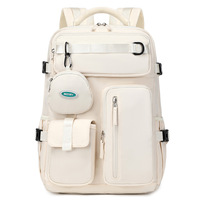 Sac à dos de voyage étanche grande capacité pour ordinateur portable, avec compartiment sec/humide et pochette amovible, idéal pour les voyages d'affaires, l'école et les trajets quotidiens