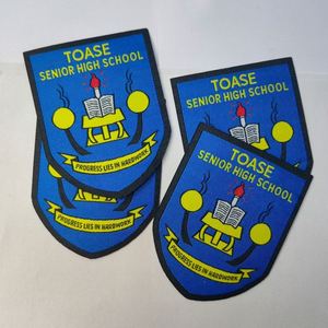 Supply Promotional Gift <b>Iron</b> on Clothing Patches Custom Embroidery Hoodie 3D Woven Badges Tag for School Uniform Clothing - Product Image 3