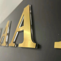 Modules LED personnalisables 3D non lumineux en acrylique, PC, PVC, acier inoxydable, étanches, pour enseignes publicitaires lumineuses de bar