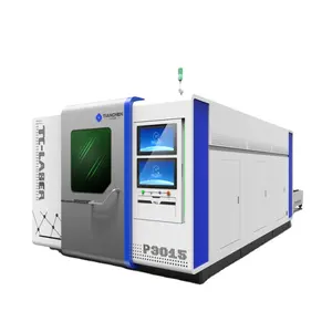 Raycus/max/ipg cortador de metal, 2000kw 4kw 6kw máquina de corte a laser de fibra fechada completa