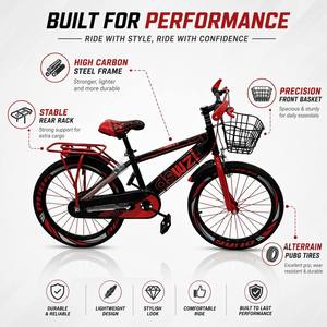 Bicicletta da Montagna per Bambini OEM ODM con Logo Personalizzato, in Acciaio ad Alto Tenore di Carbonio, Resistente, 18 20 24 Pollici, per Ciclismo all'Aperto con Portapacchi - Product Image 4