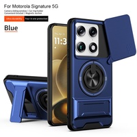 Cámara Magnética Giratoria de 360 Grados a Prueba de Golpes con Anillo de Soporte Protector, Carga Inalámbrica para Teléfono Móvil MOTO Signature 5G