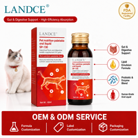 Landce Probiotiques pour chiens : Soutien digestif, soulagement de la diarrhée, gastrite, IBD, digestion sensible – Solution orale – Supplément pour animaux de compagnie en gros