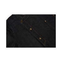 Uniformes de chef en jean unisexe pour le personnel de l'hôtel et de la restauration Veste en jean pour les directeurs de cuisine Modèle d'été pour le personnel d'attente