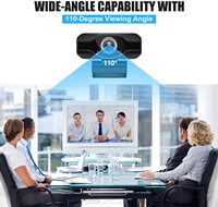 Cámara Web USB 2.0 con Sensor CMOS Full HD 1080P, Resistente al Agua, Zoom Óptico 21x-40x, Gran Angular de 100°, 30 FPS, para Computadora de Escritorio, Android TV