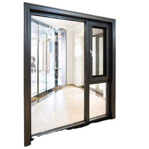 Fenêtres Double Vitrage Prix Philippines Bateau Bronze Couleur Serrures Aluminium Avec Écrans Pvc Sous-Sol Rv Fenêtre Coulissante - Product Image 4