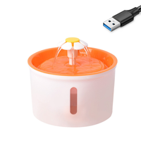 Fontaine à eau automatique pour chat avec LED, distributeur d'eau potable pour animaux de compagnie