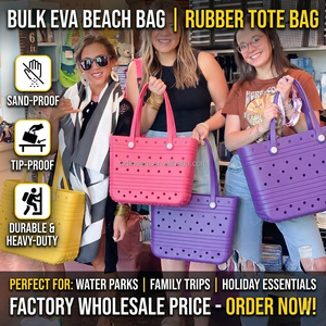 Borsa Tote XL in Gomma Impermeabile e Lavabile in EVA per Donna, Ideale per Spiaggia, Viaggi, Picnic, Mercato e Spesa - Acquisto all'Ingrosso - Product Image 6