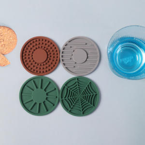 Irregular Shape Silicone Cup Coaster Pad Slip Insulation Eco-Friendly Hot <b>Drink</b> Holder Mug <b>Stand</b> Home Kitchen Restaurants - Product Image 2