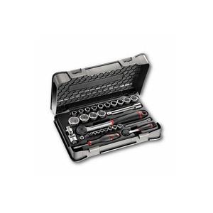 USAG - U06060312 606 1/4 1/2 Surtido EA CON TOMAS HEXAGONALES EN CAJA ABS (30 PCS.) JUEGOS DE TRINQUETAS Y TOMAS - Product Image 1