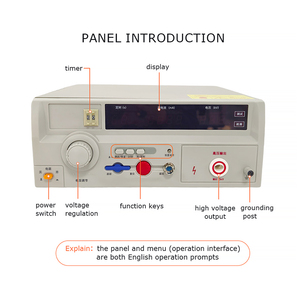 KD2670C AC DC Hipot Test Cihazı, Test Süresi, Gerilim ve Akımı Gerçek Zamanlı Arıza Okuma Değerleriyle Gösteriyor, Bileşen Güvenlik Testi için - Product Image 2