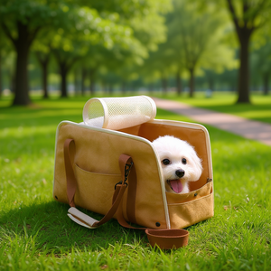 UFBemo Sac de transport portable pour animaux de compagnie, sac de voyage pliable à parois souples pour chiens, chats, petits animaux, léger, respirant, durable - Product Image 2