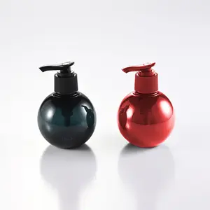 Losyon dispenseri plastik PP losyon pompası yuvarlak şampuan şişesi