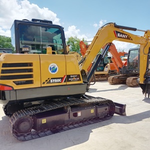 Used Excavator SANY SY60C 6 <b>Tons</b> Secondhand <b>Digger</b> SY215-9 SY215-<b>8</b> High Quality in Stock <b>for</b> <b>Sale</b> - Product Image 1