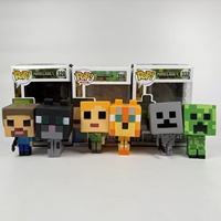 Figurines en PVC en boîte sur le thème des animaux (Steve Brute, Ocelot, Chat) – Best-seller transfrontalier – Jouets tendance en gros – Cadeaux décoratifs 14+