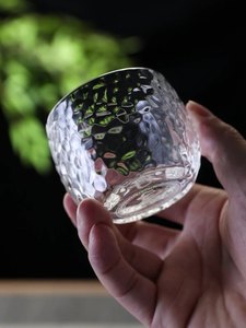 La tasse à thé en <span class=keywords><strong>verre</strong></span> épaississant résistant à la chaleur à grain marteau n'est pas une tasse à thé en <span class=keywords><strong>verre</strong></span> isolé à chaud - Product Image 2